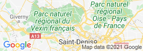 Cergy Pontoise map